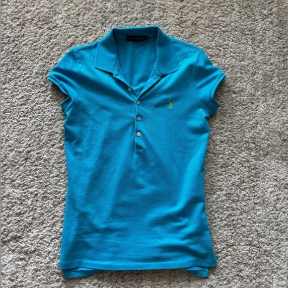 Ralph Lauren Tops - Ralph Lauren Blue Polo Shirt